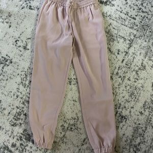 Light pink joggers